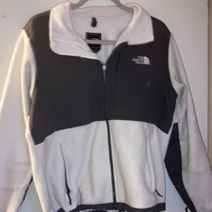 White north face jacket